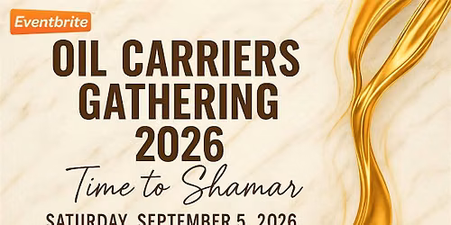 Oil Carriers' Gathering 2026: Engage &  Encounter
