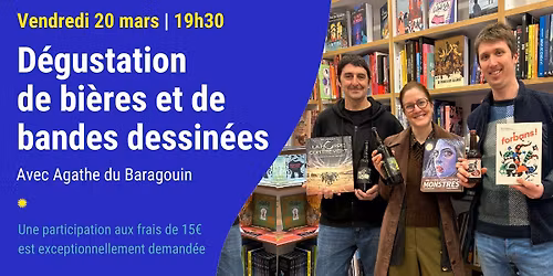  Dégustation de bières et de bandes dessinées