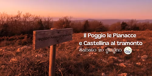 Il Poggio le Pianacce e Castellina al tramonto