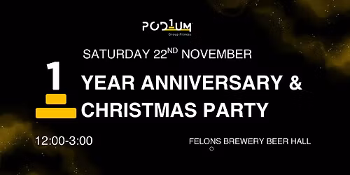 POD1UM 1 YEAR ANNIVERSARY & CHRISTMAS PARTY