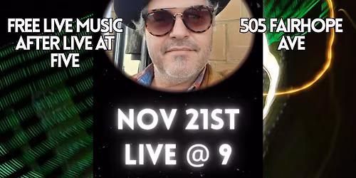 Live @ 9 W\/t Drew Howard - Free Live Music after Fairhope's Live At Five 