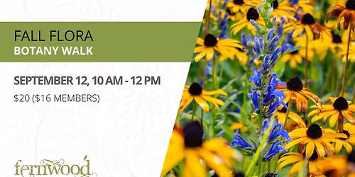 FALL FLORA BOTANY WALK
