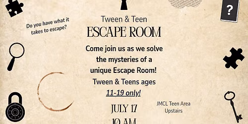 Teen Escape Room