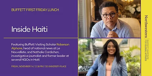 Buffett First Friday Lunch: Inside Haiti
