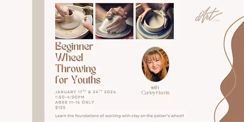 Beginner Wheel Throwing for Youths