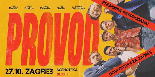 NOVI DATUM! Zagreb: "Provod" - nova kazali\u0161na predstava by Huhu Teatar @Scenoteka