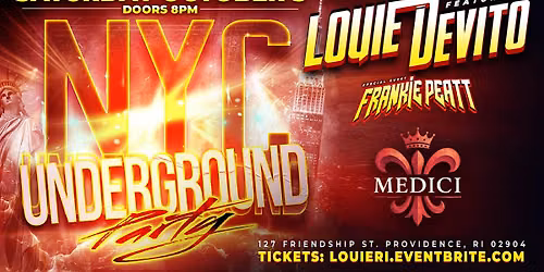 Louie DeVito's NYC Underground Party @ Medici