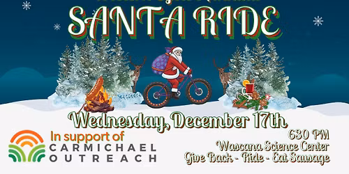 Western Cycle's Annual Santa Ride in Support of Carmichael Outreach