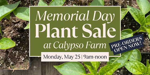 Memorial Day Plant Sale!