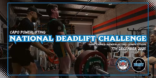 CAPO National Deadlift Challenge NSW 2025