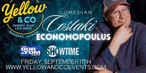 Yellow and Co. presents Comedian Costaki Economopoulos