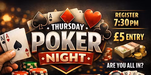 \u2660\ufe0f Thursday Redtooth Poker League \u2666\ufe0f
