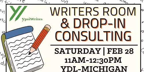 YpsiWrites Writers Room & Drop-in Consulting