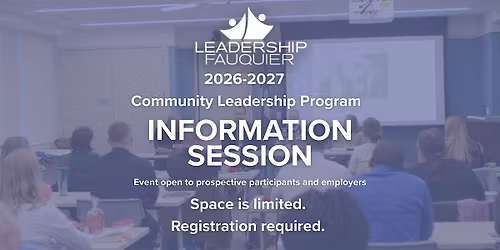 Leadership Fauquier: Information Session
