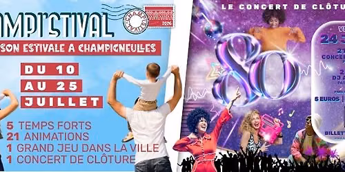 Champi'stival 2026 - Concert Ann\u00e9es 80'