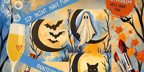 Brushes and Boo! -Pinon Coffee on 4th!