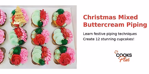 Christmas Mixed Buttercream Piping Class