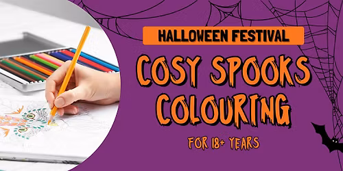 Halloween Festival: Cosy Spooks Colouring (18+)