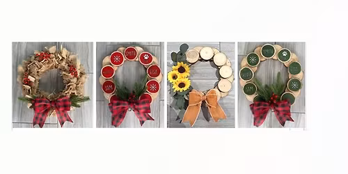 Holiday Wreath Craft Night Workshop at Hurricane Grill & Wings in Lindenhurst