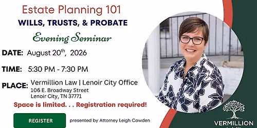 Estate Planning Essentials: Evening Seminar