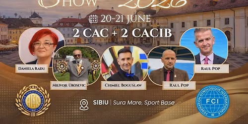 SIBIU DOG SHOW 2026 — Comuna Șura Mare, Sibiu