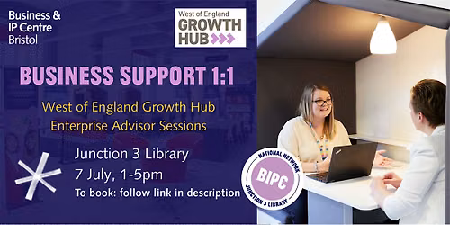 West of England Growth Hub 1-to-1 - Follow Link in Description to Book