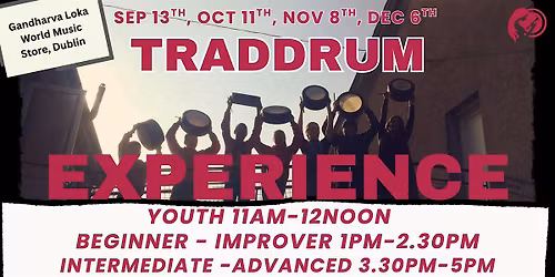 TradDRUM Experience -  Intermediate\/Advanced Bodhr\u00e1n Workshop
