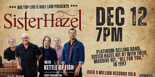 Sister Hazel presented by Hale Law