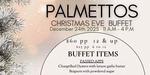 Christmas Eve Brunch Buffet