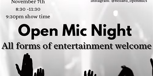 Open mic Night at Fragrance Sports Bar
