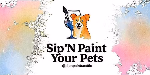 Sip n Paint your pets!