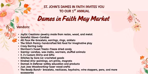 Dames in Faith May Market