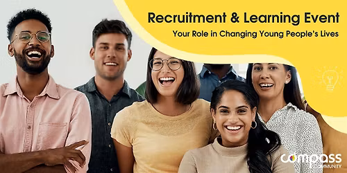 Recruitment & Learning Event: Your Role in Changing Young People\u2019s Lives