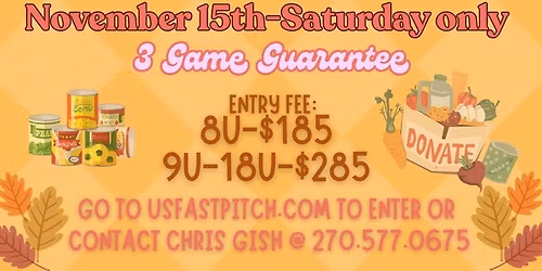 BUTTER\/BALL CLASSIC 3GG SATURDAY ONLY