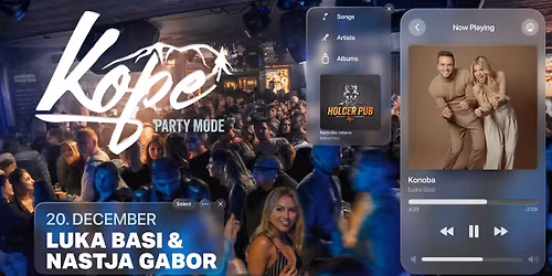 4. VIKEND SKI OPENINGA NA KOPAH \/\/ LUKA BASI & NASTJA GABOR \/\/ 20.12.2025