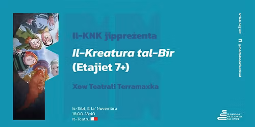 Il-Kreatura tal-Bir (Etajiet 7+) \u2013 Sibt 8 Nov @ 18:00