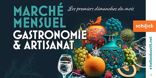 March\u00e9 mensuel : gastronomie et artisanat