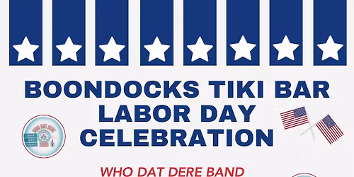 Labor Day Celebration at Boondocks Tiki Bar