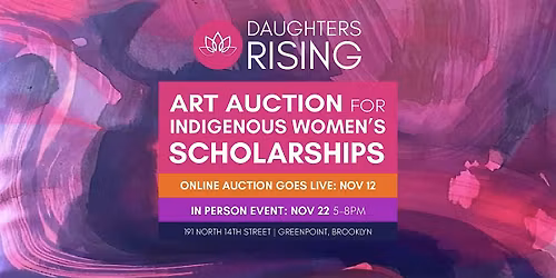 Daughters Rising Art Auction for Refugee Women's Scholarships