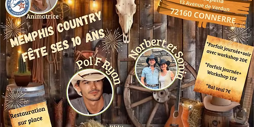Memphis Country 72 f\u00eate ses 10 ans!