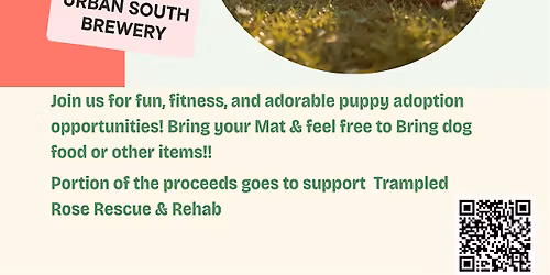 Puppies & Pilates Adoption Event