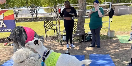 80\u2019s Baby Goat & Alpaca Yoga \ud83d\udc10 \ud83c\udf1f 1\/9\/2026 5:30pm