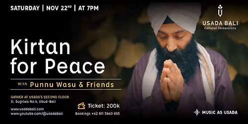 Kirtan for Peace with Punnu Wasu & Friends