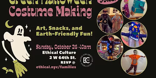 Green Halloween: Sustainable Costume Making w\/ Young Ethical Explorers