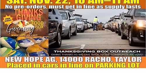 Downriver Thanksgiving Food Box Giveaway