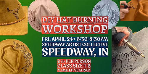DIY Wide Brim Hat Burning Workshop with Ella Cordial