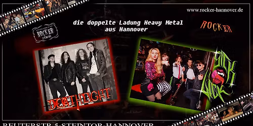  Live ab 20Uhr "DEATHLIGHT & SICK LICK! " ...die doppelte Ladung Heavy Metal aus Hannover!!!