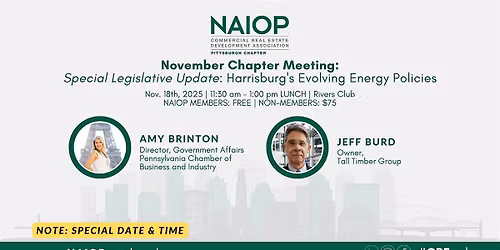 November 2025 Chapter Mtg: Note Special Date & Time