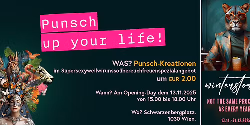 PUNSCH up your life! WINTERSTORIES  Punsch-Opening!