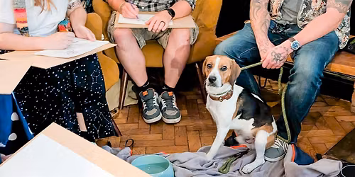 Christmas Dog Life Drawing at The Crafty Egg, Fishponds, Bristol